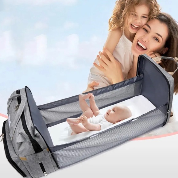 Diaper Bag Backpack Baby Diaper Baby Shower Gifts Multifunctional in Black New - Picture 1 of 12